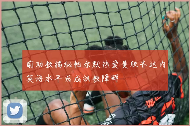 前助教揭秘帕尔默热爱曼联齐达内英语水平或成执教障碍